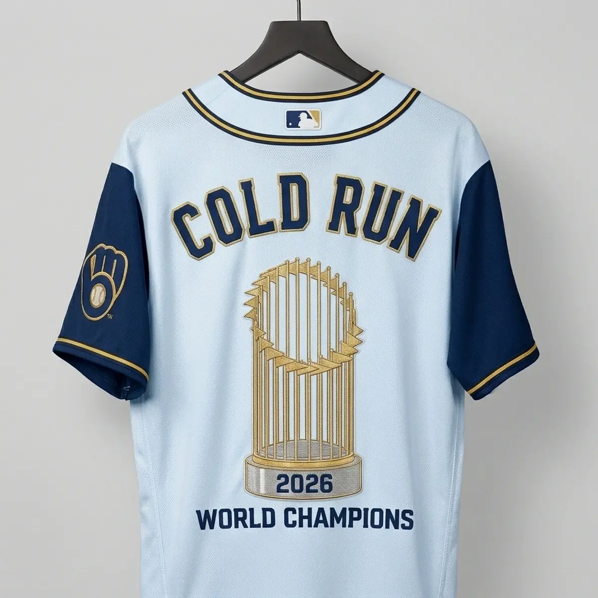 Milwaukee Brewers 2026 World Series Champions Cold Run Ice Edition Baseball Jersey - Design Preview