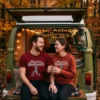 bryce harper the redeemer red tshirt campervan tailgate couple