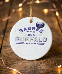Buffalo Sabres Laurel T-Shirt - Lifestyle Model Mockup