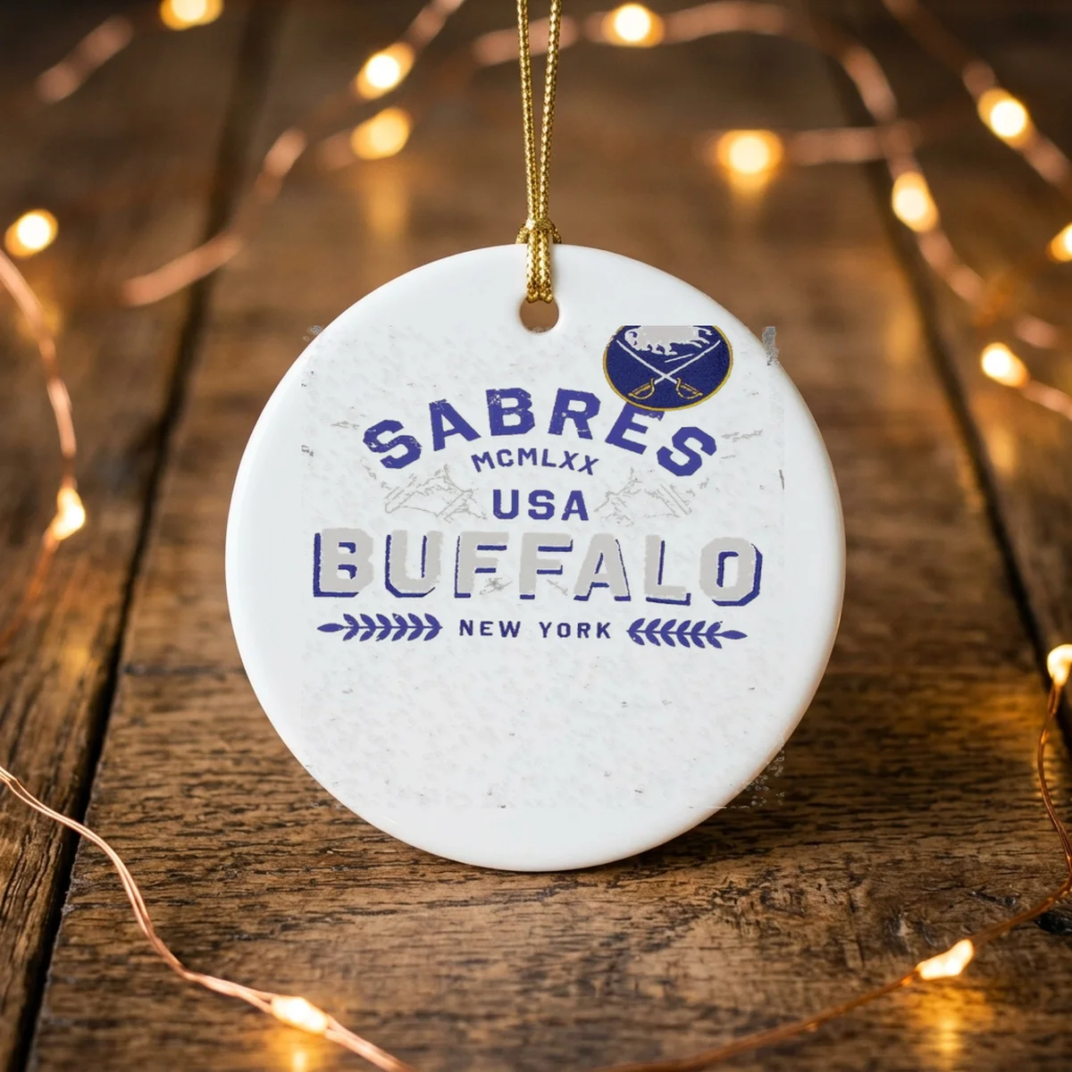 Buffalo Sabres Laurel T-Shirt - Design Preview