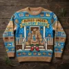 Buried Under Amazon Delivery Boxes Holiday Shopping Wall Ugly Christmas Sweater - Front View Main Mockup