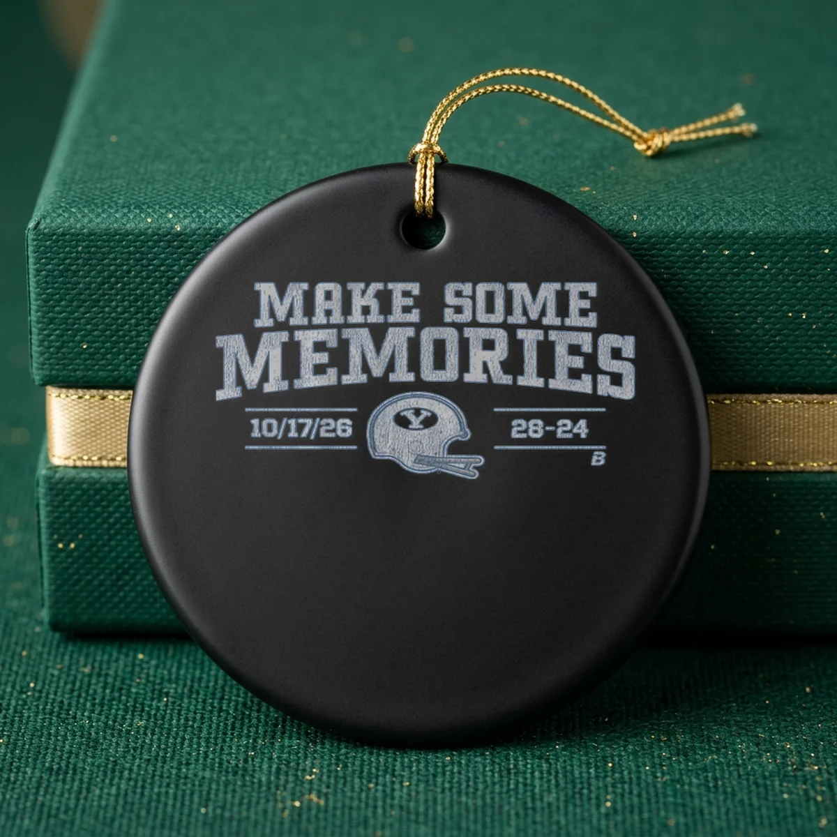 byu football make some memories ornament BYU Football Make Some Memories Shirt - Back or Alternative Angle Mockup
