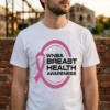 caitlin clark breast health awareness tshirt white male3