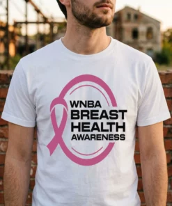 caitlin clark breast health awareness tshirt white male3