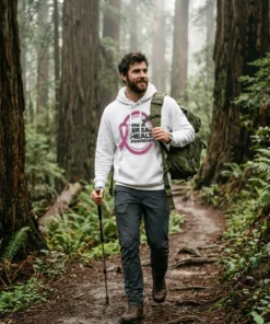 caitlin clark breast health awareness white hoodie forest