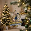 Caitlin Clark Indiana Fever 22 Record-Breaker Deep Three 2026 Custom Acrylic Ornament - Front View Main Mockup