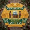 Carton Of Eggs In Glass Case Luxury Holiday Ugly Christmas Sweater - Front View Main Mockup