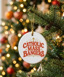 Catholic Mass Bangers Shirt - Lifestyle Model Mockup