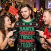 certified red flag toxic dating alert funny gag christmas sweater