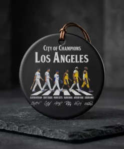 City Of Champions Los Angeles Shirt - Back or Alternative Angle Mockup