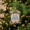 Dear Santa Brewers Won World Series 2026 Holiday Custom Acrylic Ornament - Front View Main Mockup