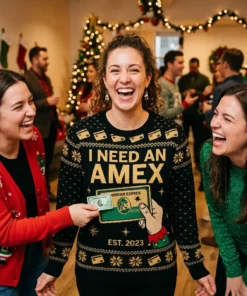 dear santa pay my credit card funny luxury gag christmas sweater