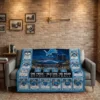 Detroit Lions Ford Field One Pride Legends Facsimile Signatures Fleece Throw Blanket - Front View Main Mockup