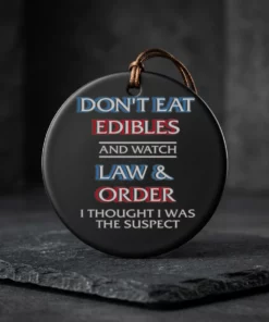 DonT Eat Edibles And Watch TV Show I Thought I Was The Damn Suspect Shirt - Back or Alternative Angle Mockup
