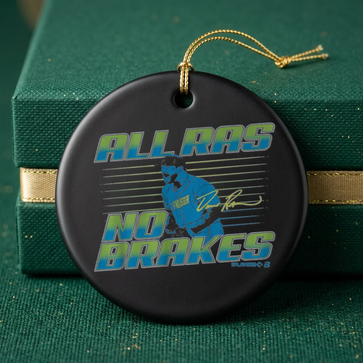 drew rasmussen all ras no brakes ornament Drew Rasmussen All Ras No Brakes Shirt - Back or Alternative Angle Mockup