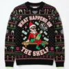 elf on the shelf vip bottle service ugly christmas sweater 1