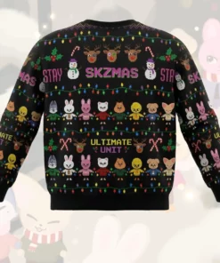 fairy light skzoo merry christmas ugly christmas sweater stay fan gift 3