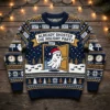 Festive Irish Exit Ghost Ghosted The Holiday Party Ugly Christmas Sweater - Front View Main Mockup