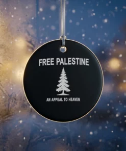 free palestine zach bryan ornament