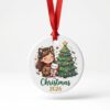 gabbys dollhouse christmas 2026 circle ornament kids holiday tree decor pandy paws 1