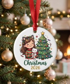 gabbys dollhouse christmas 2026 circle ornament kids holiday tree decor pandy paws 2