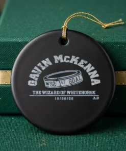 gavin mckenna 1st goal ornament
