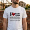 God, I Love New York. Where Else In The World Can You Get A Sandwich T-Shirt - Front View Main Mockup