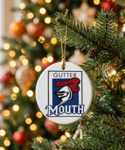 guttermouth x newcastle knights logo ornament
