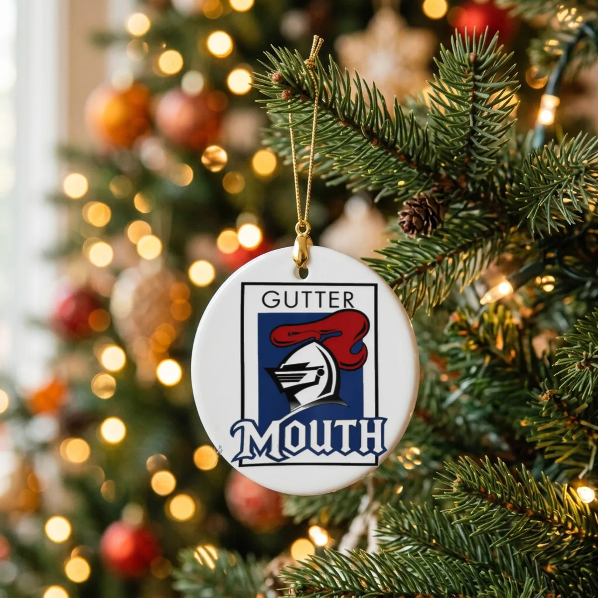 Guttermouth X Newcastle Knights Logo Shirt - Design Preview