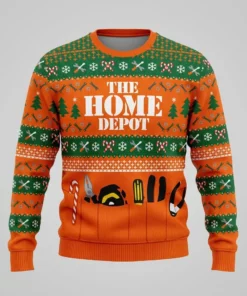 home depot holiday tool belt ugly christmas sweater 1