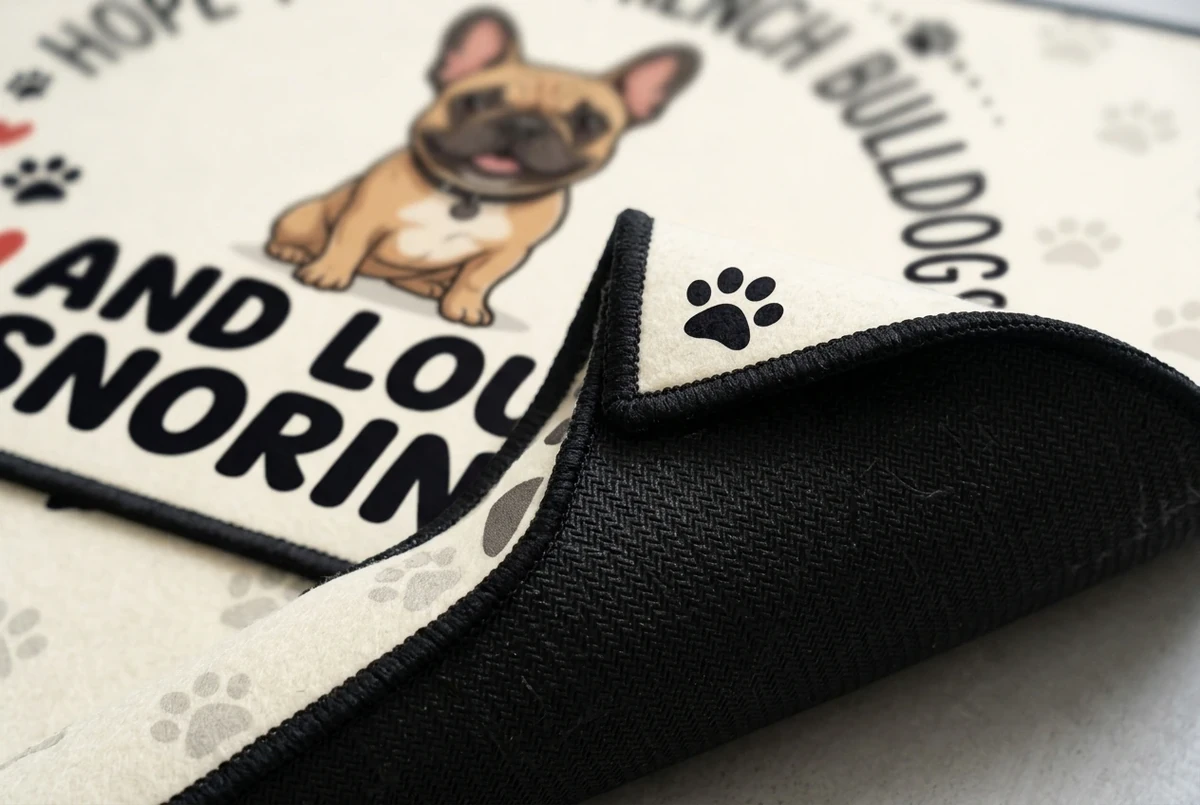 Hope You Like French Bulldogs And Loud Snoring Funny Dog Doormat - Design Preview