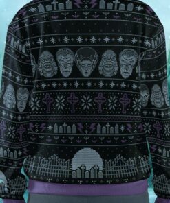 i prefer halloween ugly christmas sweatshirt 3