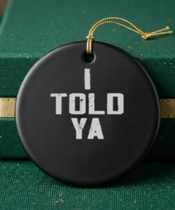 I Told Ya T-Shirt - Back or Alternative Angle Mockup