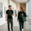 i will go down with this shit i won t throw my hands black tshirt museum gallery couple