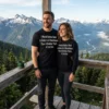 i would rather have a sister in a whorehouse than a brother black tshirt overlook couple