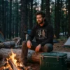 idkmybffjill black hoodie campfire twilight