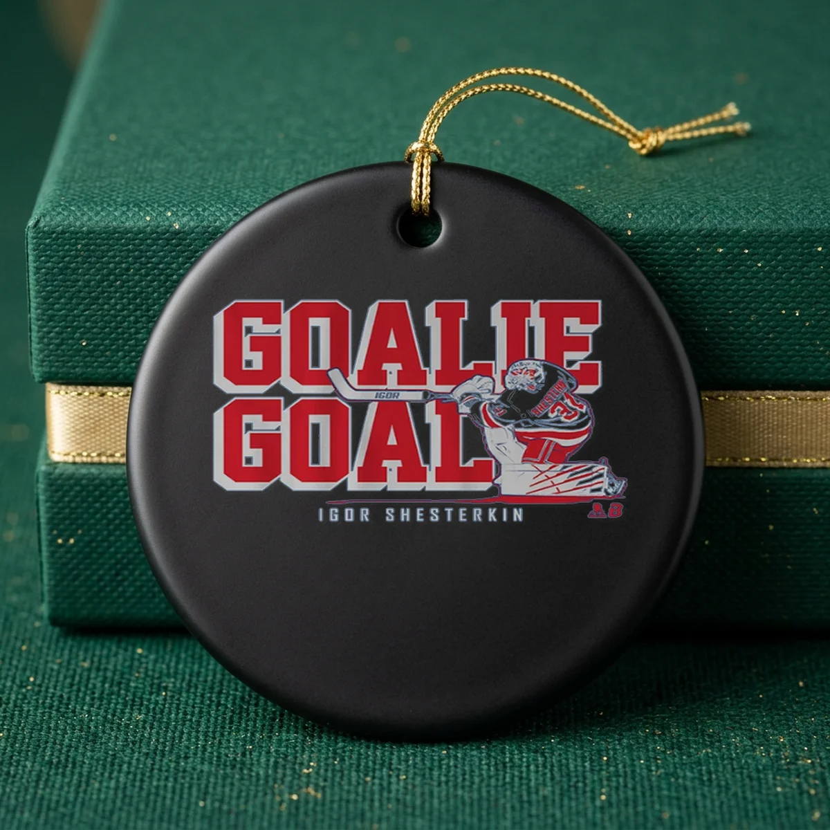 igor shesterkin goalie goal ornament igor shesterkin goalie goal ornament