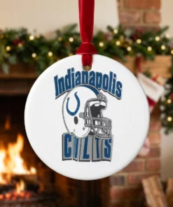 Indianapolis Colts Throwback Helmet Flea Market T-Shirt - Lifestyle Model Mockup
