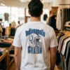 Indianapolis Colts Throwback Helmet Flea Market T-Shirt - Front View Main Mockup