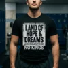 jack smith no kings tshirt black male3