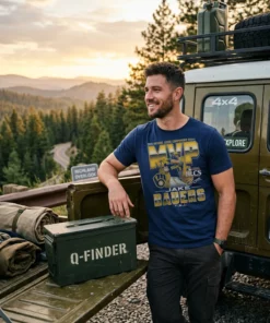 Jake Bauers Milwaukee Brewers 2026 National League Championship Series MVP T-Shirt - Lifestyle Model Mockup