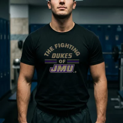 JMU Dukes The Fighting Dukes Of JMU T-Shirt - Front View Main Mockup