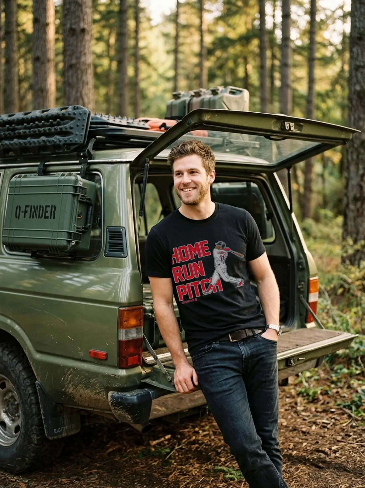 jose ramirez home run pitch swing black tshirt jeep tailgate jose ramirez home run pitch swing black tshirt jeep tailgate