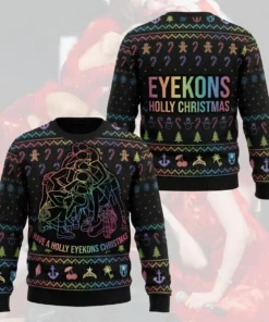 katseye have a holly eyekons ugly christmas sweater gift for 1