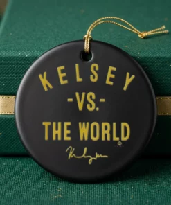kelsey mitchell vs the world indiana fever wnba signature ornament