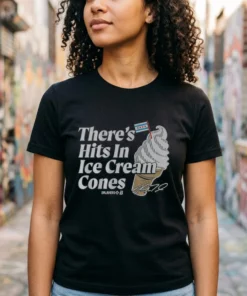 kyle teel there s hits in ice cream cones tshirt black female3