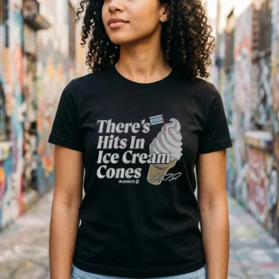 kyle teel there s hits in ice cream cones tshirt black female3