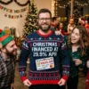 layaway sleigh high interest rate inflation sarcastic christmas sweater
