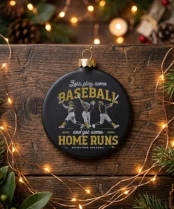 Let’S Play Some Baseball And Get Some Home Runs T-Shirt - Close-up Graphic Detail Mockup