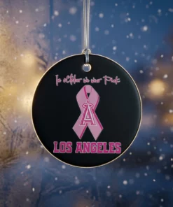 los angeles angels in october we wear pink breast cancer awareness 2026 l ornament